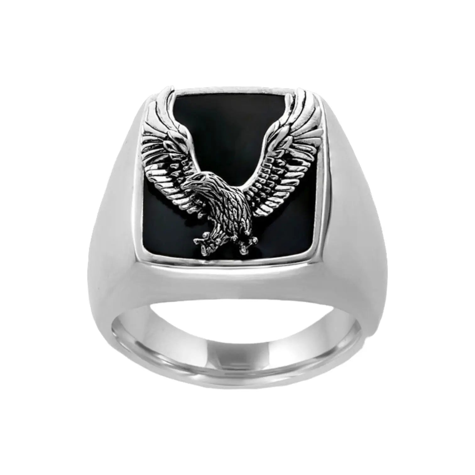 BAGUE MILITAIRE MARINE FRANCAISE (ARGENT)