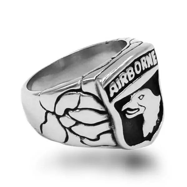 BAGUE MILITAIRE US ARMY (ARGENT)
