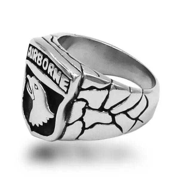 BAGUE MILITAIRE US ARMY (ARGENT)