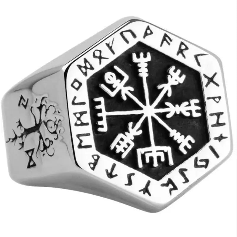 Bague Viking Vegvisir