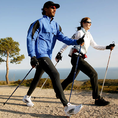 Baton de marche nordique pliant