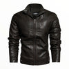 BLOUSON MILITAIRE EFFET CUIR ITALIEN