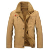 BLOUSON MILITAIRE AVEC FOURRURE BEIGE