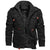 BLOUSON MILITAIRE AVEC FOURRURE INTÉGRÉE