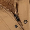 BLOUSON MILITAIRE AVEC FOURRURE INTÉGRÉE