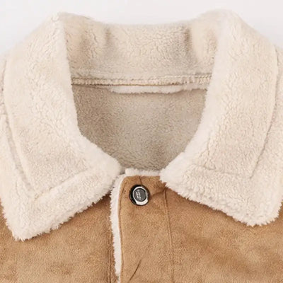 BLOUSON MILITAIRE VINTAGE EFFET CUIR