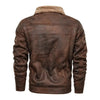 BLOUSON MILITAIRE VINTAGE EFFET CUIR
