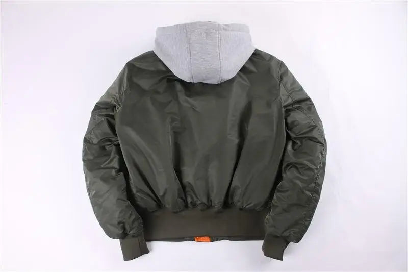 Blouson sweat capuche militaire homme