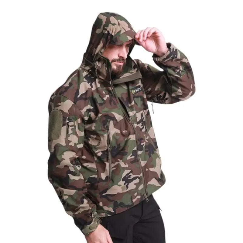 Blouson treillis militaire