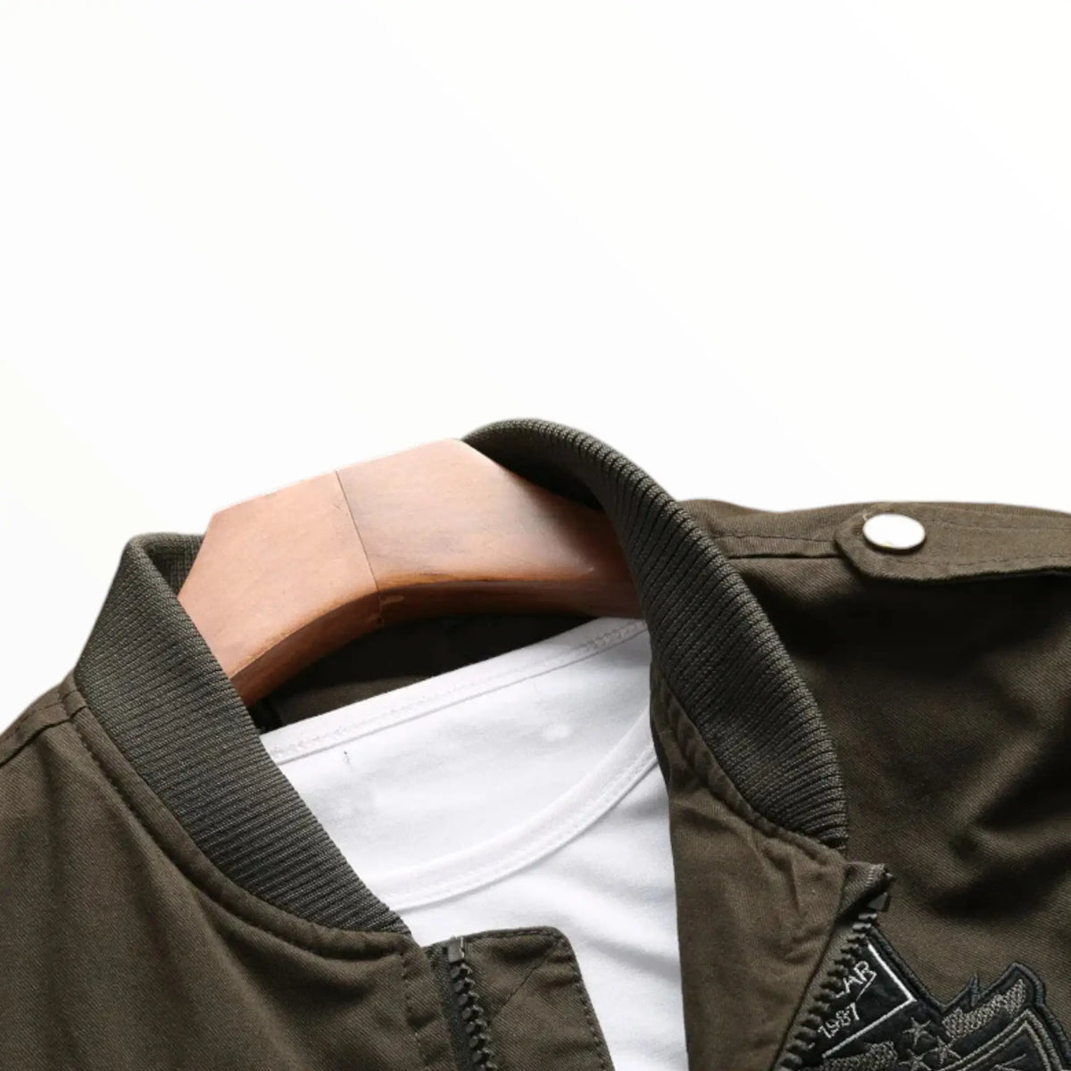 Bomber militaire homme doublé polaire