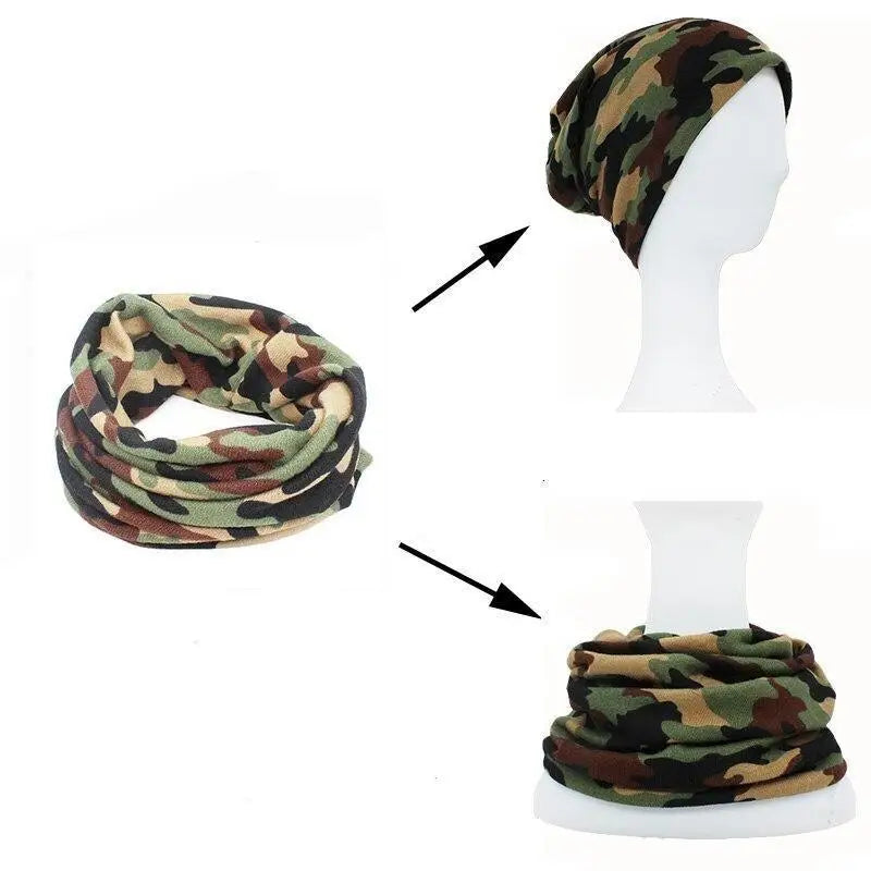 Bonnet camouflage homme