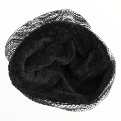 Bonnet camouflage noir gris