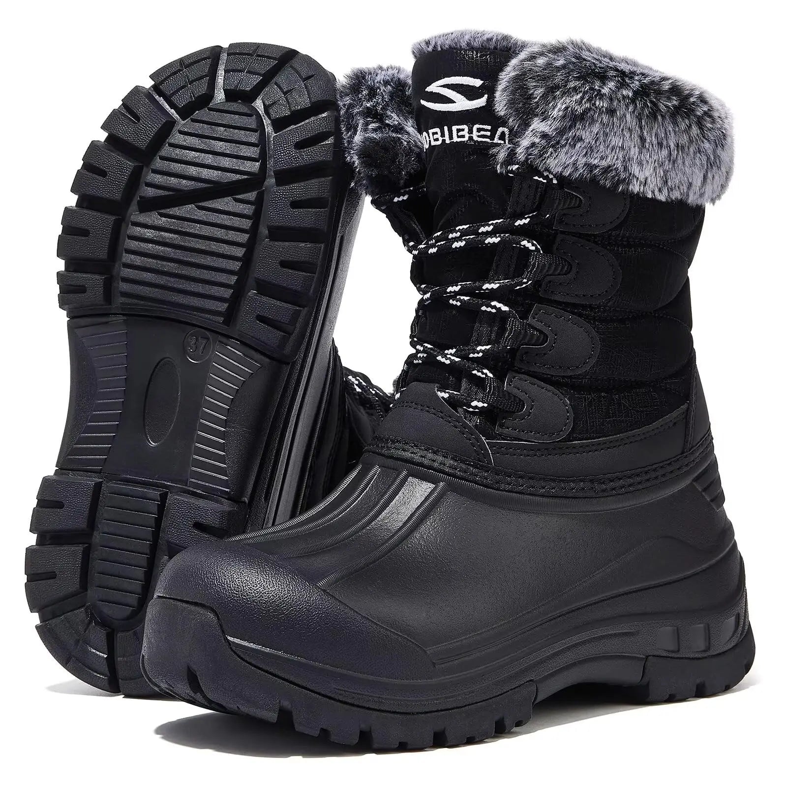 Bottes fourrées femme grand froid