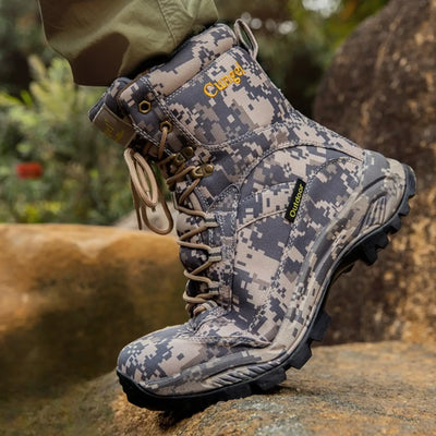 Bottes militaires tactiques camouflage