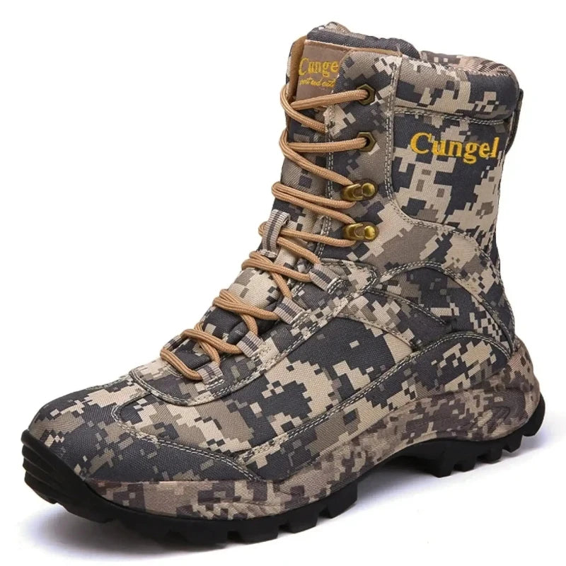 Bottes militaires tactiques camouflage
