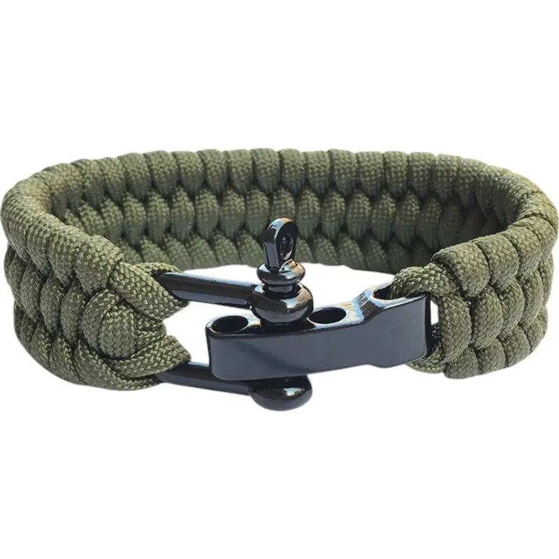 Bracelet corde homme survie