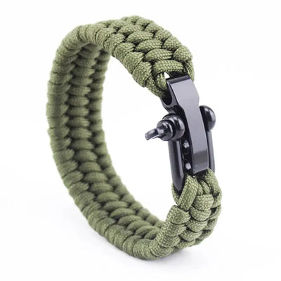 Bracelet de paracord de survie