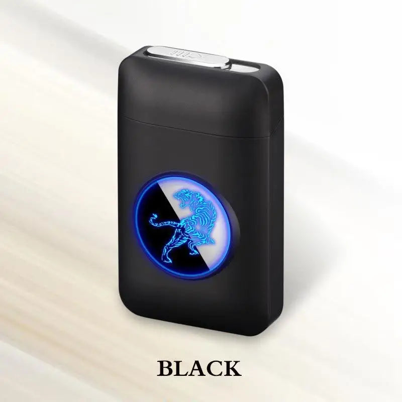 BRIQUET TEMPÊTE AVEC BOÎTE DE RANGEMENT POUR LE TABAC