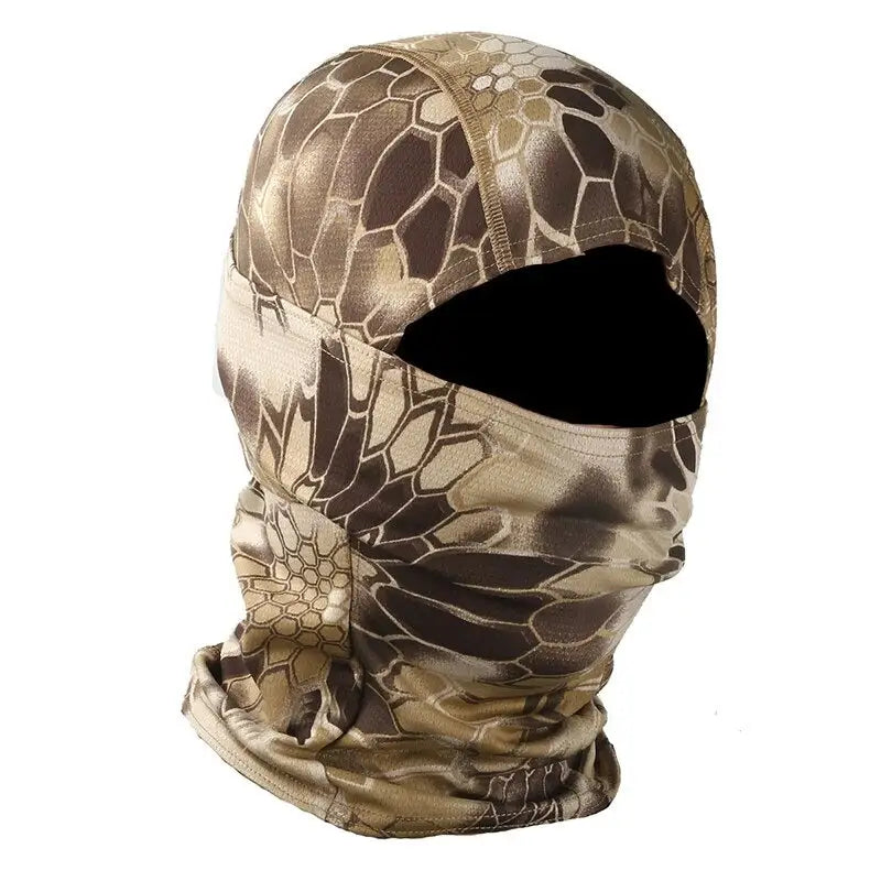 Cagoule polaire camouflage 3 trous operation militaire camouflage securite  cagoules