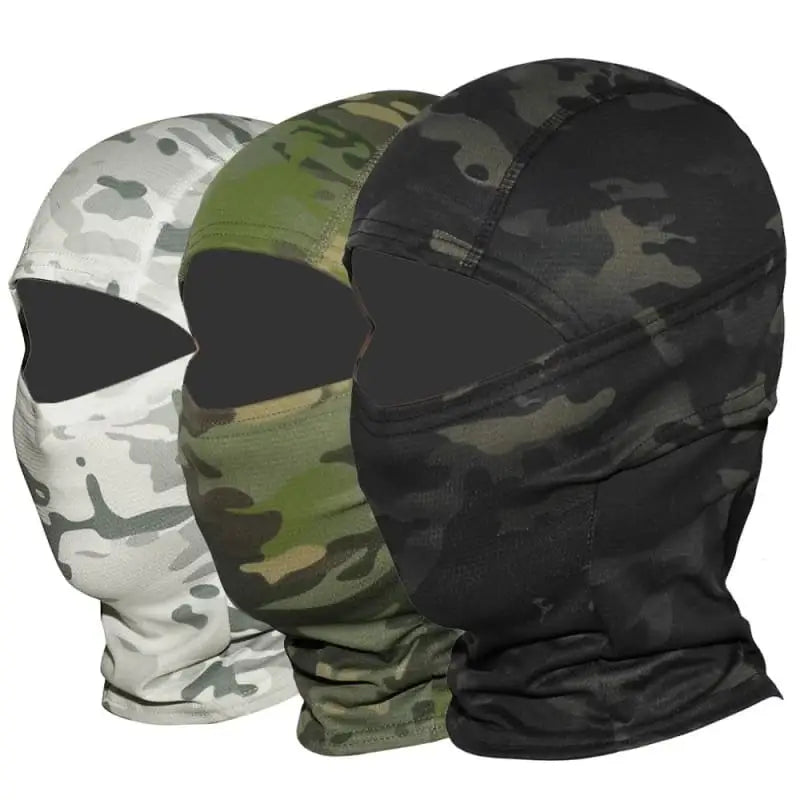 Cagoule polaire camouflage 3 trous operation militaire camouflage securite  cagoules