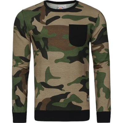 Camo militaire sweat