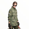 Camouflage jacket militaire femme