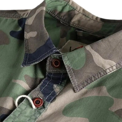 Camouflage military chemise