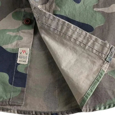 Camouflage military chemise