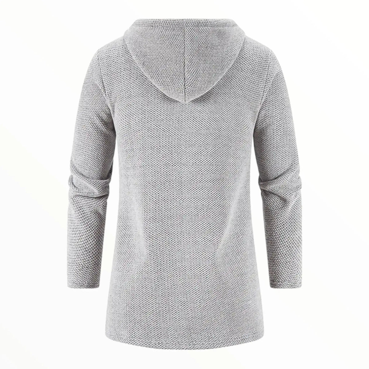 Cardigan long homme à capuche