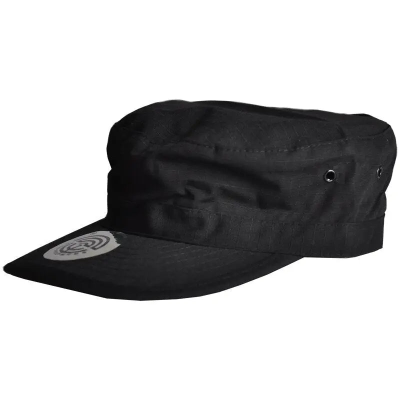 Casquette armée de l’air en coton à dessus plat