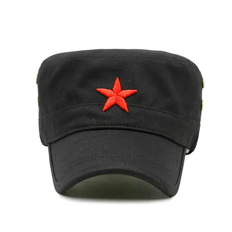 Casquette militaire noire