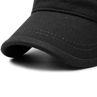 Casquette militaire noire