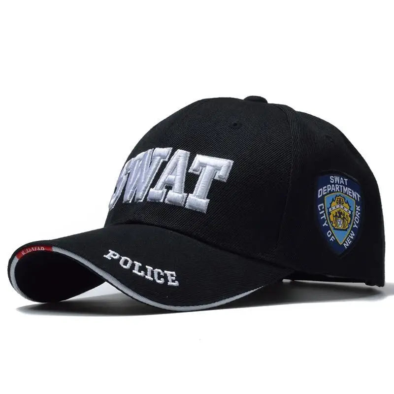Casquette militaire noire homme