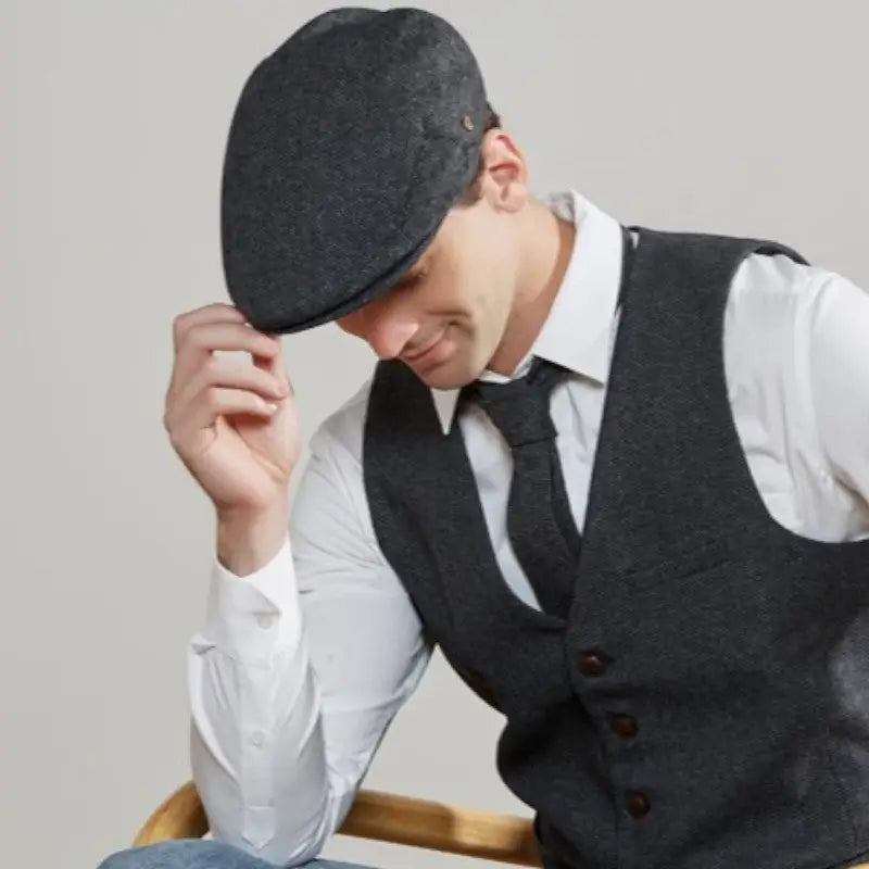 Casquette plate vintage