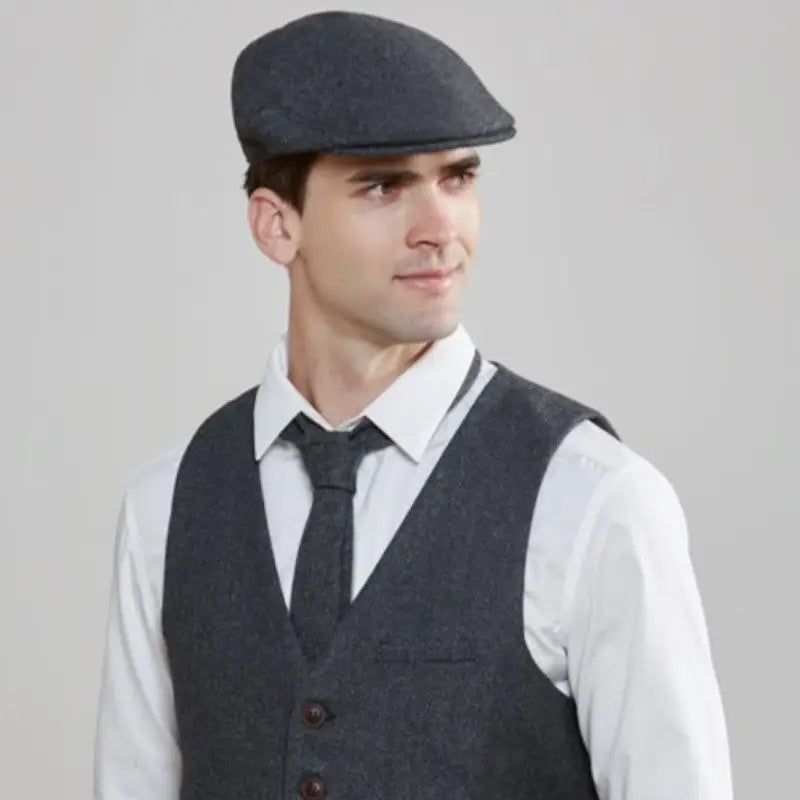 Casquette plate vintage