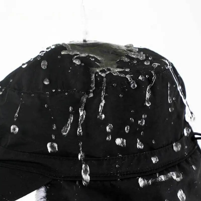 Casquette randonnée hiver avec fourrure