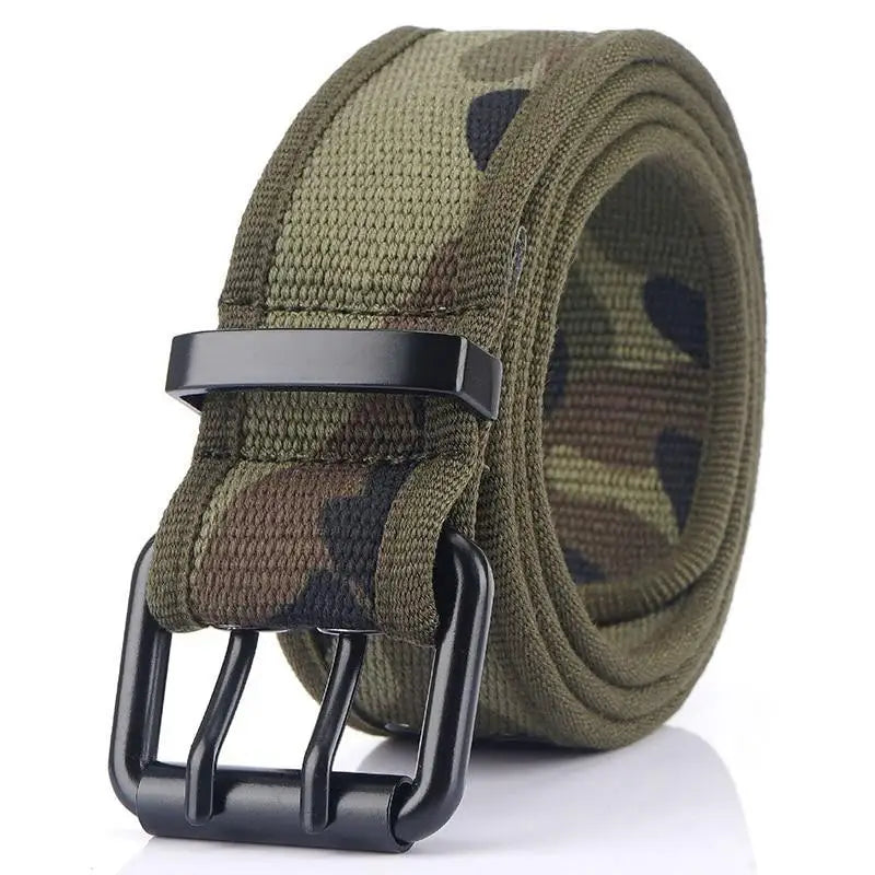 Ceinture homme toile militaire