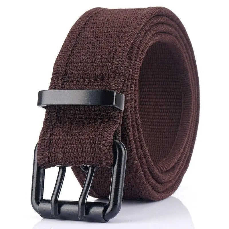 Ceinture homme toile militaire