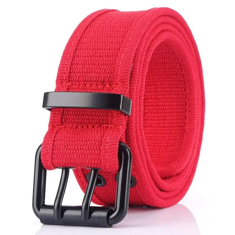 Ceinture homme toile militaire
