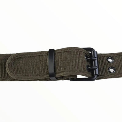 Ceinture homme toile militaire