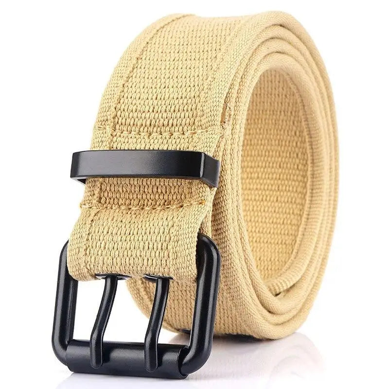 Ceinture homme toile militaire