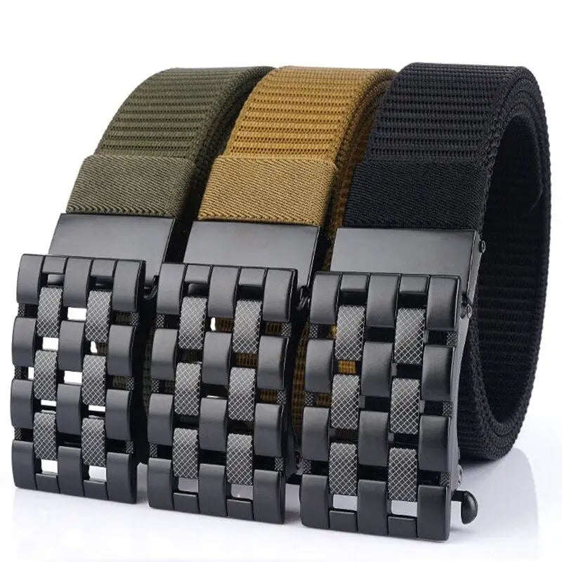 CEINTURE MILITAIRE AVEC CLAPET EN MAILLE ULTRA RÉSISTANTE