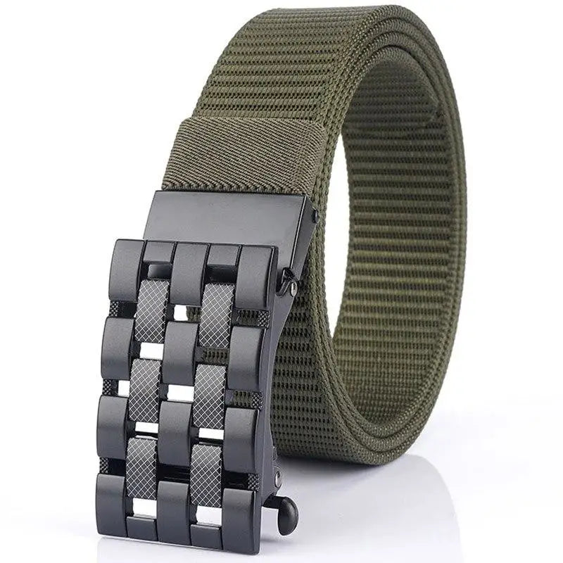 CEINTURE MILITAIRE AVEC CLAPET EN MAILLE ULTRA RÉSISTANTE