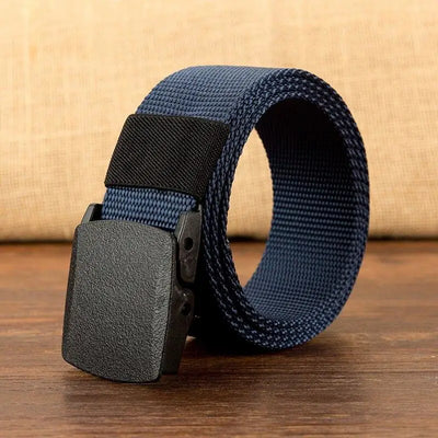 CEINTURE MILITAIRE AVEC CLAPET EN PLASTIQUE