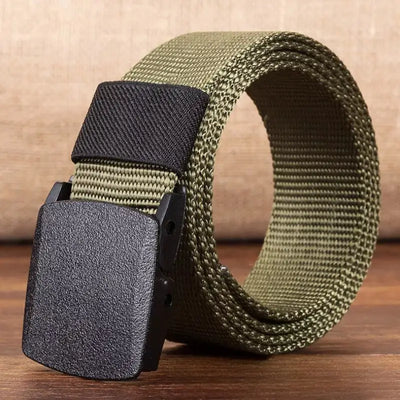 CEINTURE MILITAIRE AVEC CLAPET EN PLASTIQUE