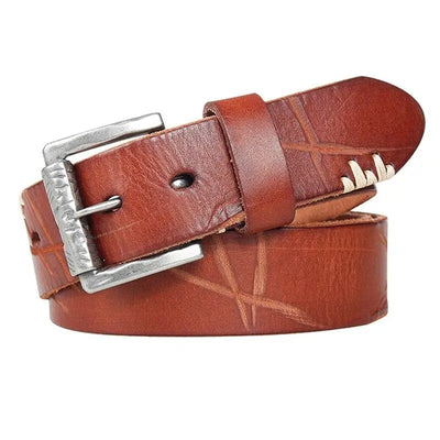 Ceinture militaire en cuir