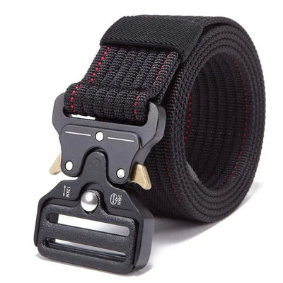 CEINTURE MILITAIRE EN NYLON ROUGE