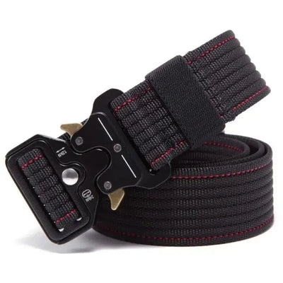 CEINTURE MILITAIRE EN NYLON ROUGE