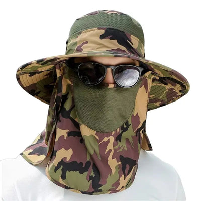 Chapeau anti uv anti insectes randonnée