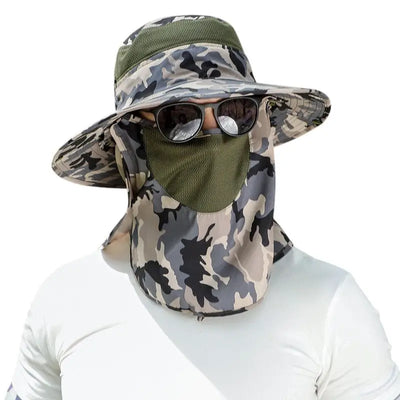 Chapeau anti uv anti insectes randonnée